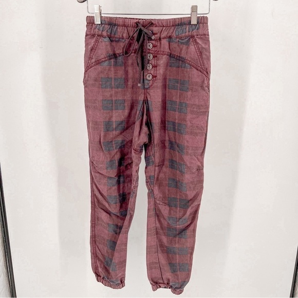 By Anthropologie Jacquie Button Fly Jogger Pants - Picture 1 of 7